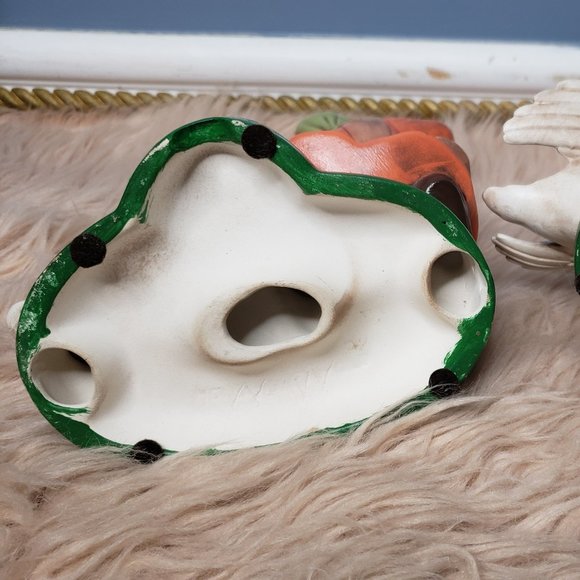 VINTAGE HOLLAND MOLD DUTCH BOY & GIRL WITH GEESE - Picture 7 of 7